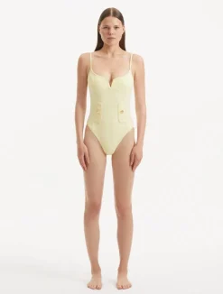 Muriel Yellow Swimsuit