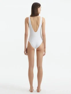 Naida White Swimsuit