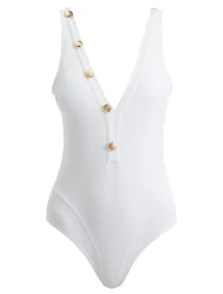 Naida White Swimsuit