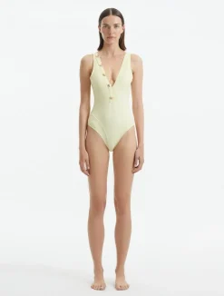 Naida Yellow Swimsuit