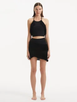 Nebula Black Top and Arlo Skirt