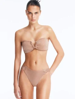 Nixie Bronze Bikini Top