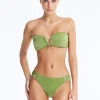 Nixie Green Bikini Top