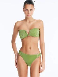 Nixie Green Bikini Top