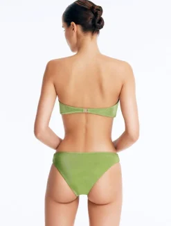 Nixie Green Bikini Top