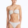 Nixie Silver Bikini Top