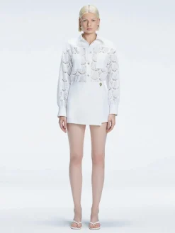 Nola Shirt and Elise Skort White Set