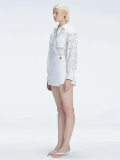 Nola Shirt and Elise Skort White Set