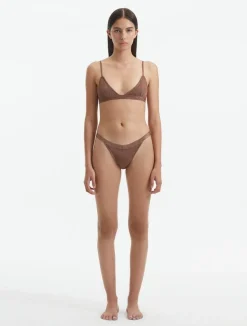 North Brown Bikini Set