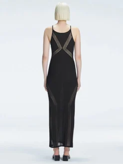 Odessa Black Knit Maxi Dress