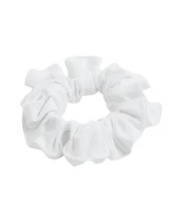 Peggy White Scrunchie
