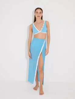 Pina Blue/White Skirt