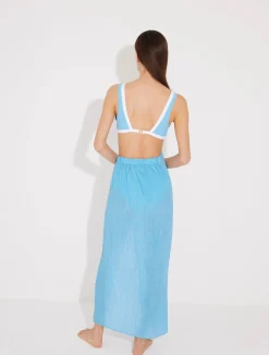 Pina Blue/White Skirt