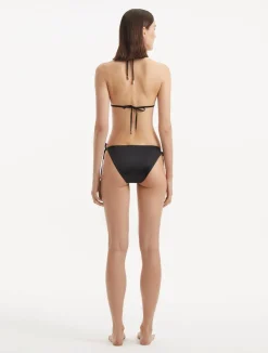 Rhea Black Bikini Top