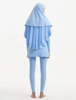 Risha Baby Blue Swim Hijab