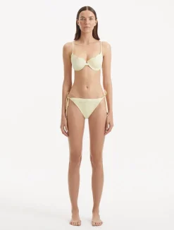 Salila Yellow Bikini Top