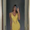 Sevval Sahin - Mimi Yellow Dress