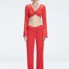 Sirenia Top and Helena Pants Red Set
