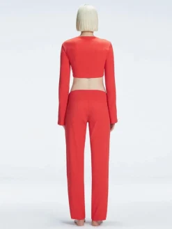 Sirenia Top and Helena Pants Red Set