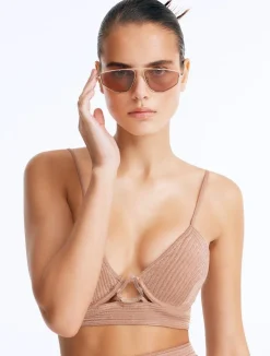 Sting Brown Rose Gold Sunglasses