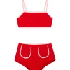Sunny Red Kids Bikini Set