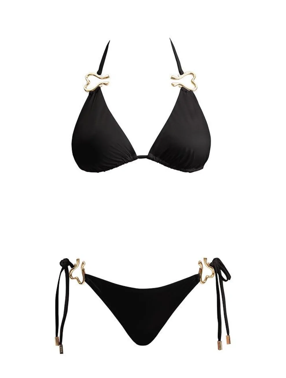 Tara De Vries - Rhea Black Bikini Set