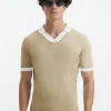 Troy Nude/White Tshirt