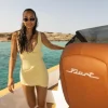 Virginia Stablum - Breena Yellow Swimsuit - Ephram Yellow Skirt
