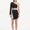 Winslet Black White Crop Top and India Skirt