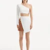 Winslet White Brown Crop Top and India Skirt