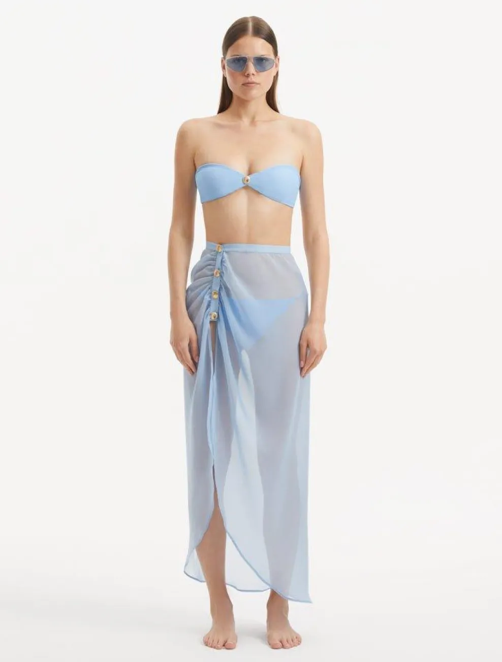 Xander Baby Blue Skirt