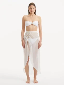 Xander White Skirt