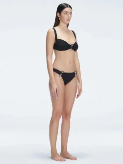 Zella Black Hipster Bikini Bottom