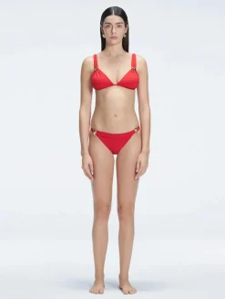 Zella Red Hipster Bikini Bottom